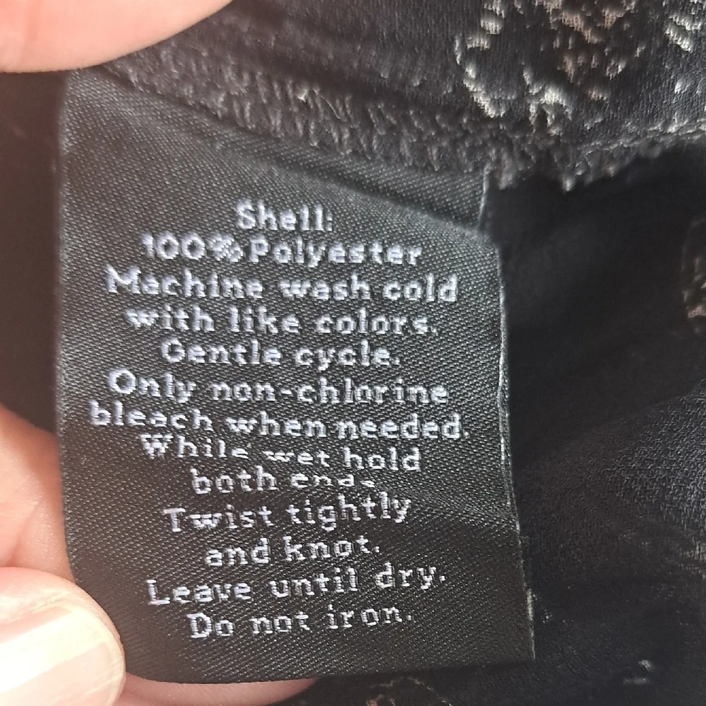 Black Sheer Women's Blouse - Picture 8 of 8